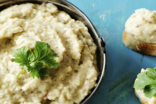 Eggplant Salad with Pine Nuts